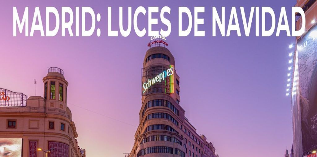 Cartel salida luces navidad
