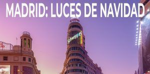 Cartel salida luces navidad