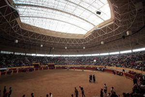 Interior de la Plaza de Toros de Moralzaral