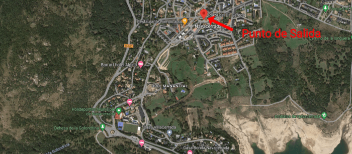 Punto de Salida de la San Silvestre de Navacerrada