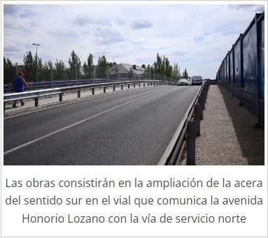 Imagen puente peatonal honorio lozano