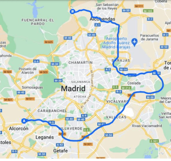 Lee más sobre el artículo Propuesta de ampliación del Anillo M-45, para mejorar el tráfico en la M-607