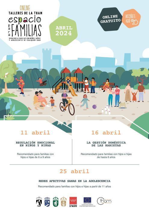Calendario de los talleres Online de Abril en Moralzarzal