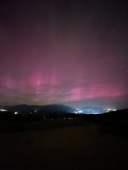 Foto Aurora Boreal desde Colmenar Viejo Madrid el10 de mayo de 2024