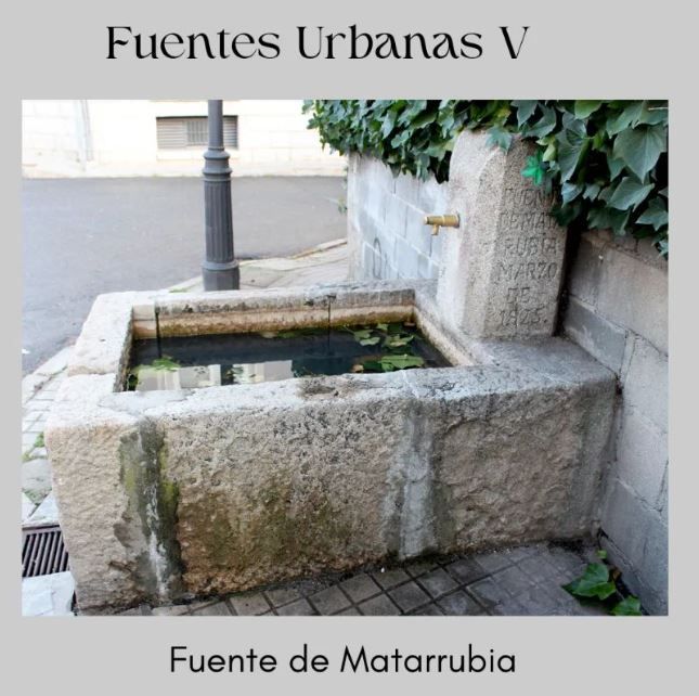 Fuente de Matarrubia en Moralzarzal