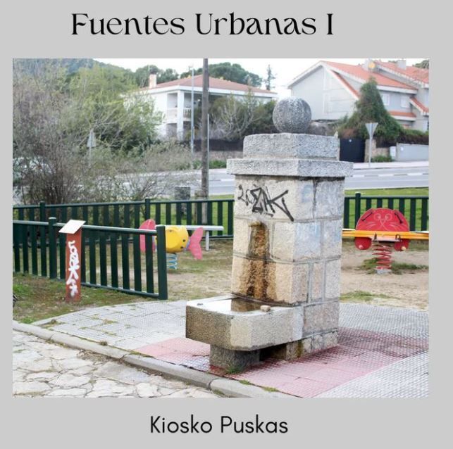 Fuente urbana en el Kiosco Puscas de Moralzarzal