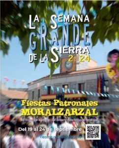 Cartel Fiestas Patronales Moralzarzal 2024