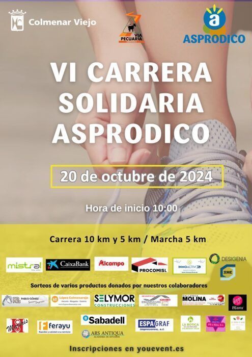 Carrera solidaria ASPRODICO en Colmenar Viejo
