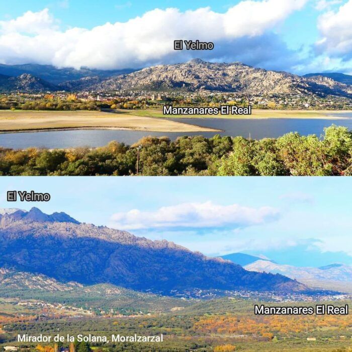 Perfil Oeste del Yelmo y de Manzanares el Real