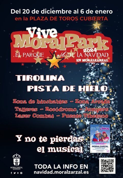 Cartel Navidad Moralpark 2024