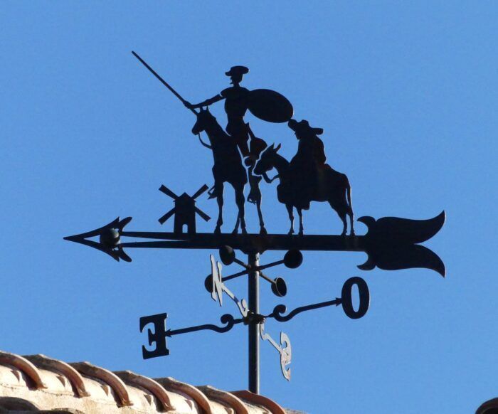 Veleta. El Quijote y Sancho en Moralzarzal