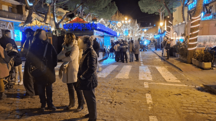Mercadillo artesanal navideño de Navacerrada