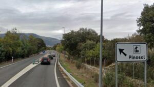 Cartel urbanización PinoSol - El Escorial M600