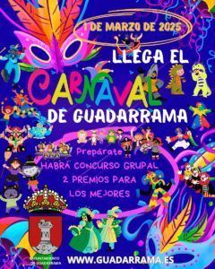 Cartel Carnaval Guadarrama 2025