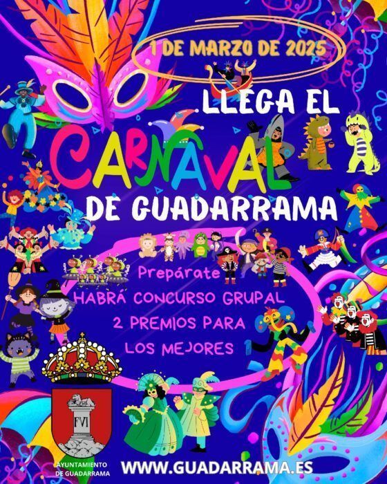 Cartel Carnaval Guadarrama 2025