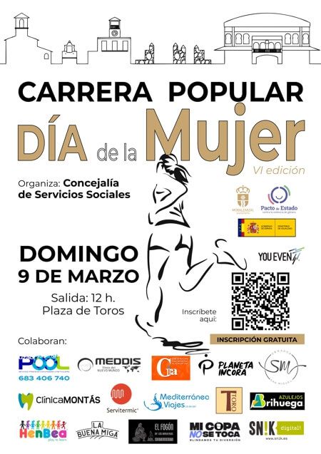 Cartel Carrera Día Internacional de la Mujer 2025 en Moralzarzal