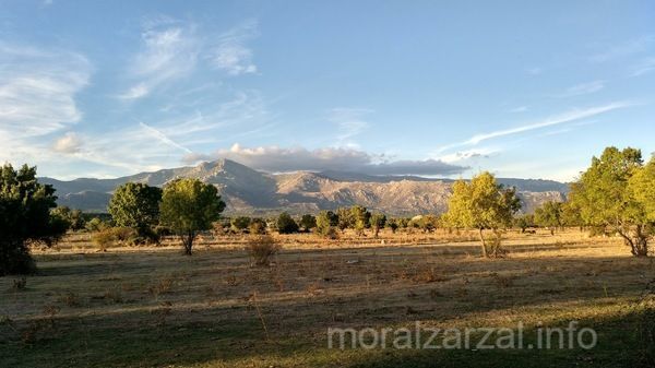 La Dehesa en Moralzarzal. Vistas de la sierra. Al fondo la Marazuela