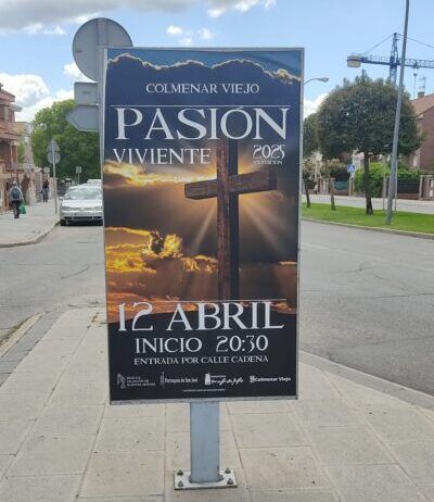 Cartel Pasión Viviente en Colmentar Viejo