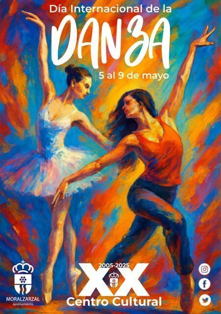 Cartel del Día Internacional de la Danza en Moralzarzal