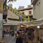 Feria medieval de Manzanares el Real frente al Castillo