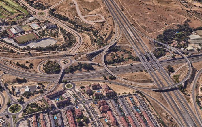 Ubicación del futuro momumento del Cristo de Boadilla del Monte en Madrid. Ver en maps.