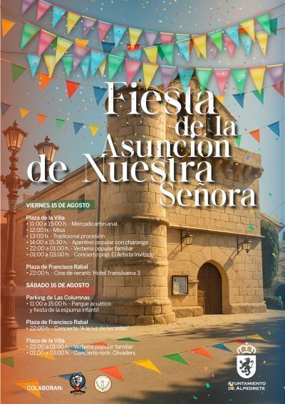 Programa para la Fiesta de Nuestra Señora de la Asunción en Alpedrete