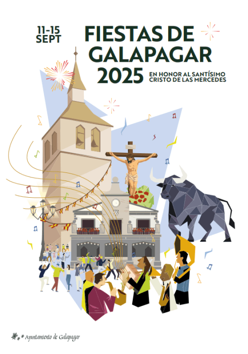 Cartel de Fiestas de Galapagar 2025