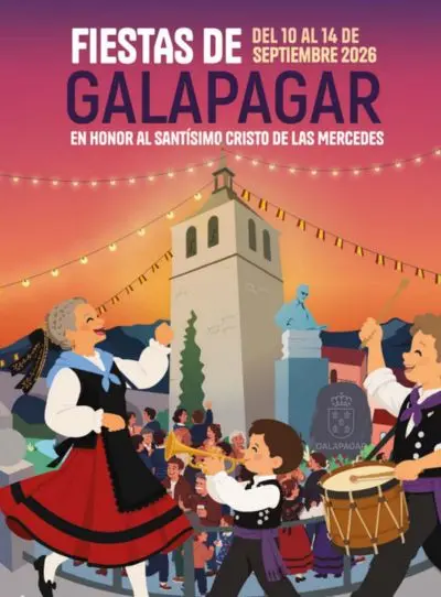 Cartel oficial de las Fiestas de Galapagar 2026 en honor al Santísimo Cristo de las Mercedes, del 10 al 14 de septiembre