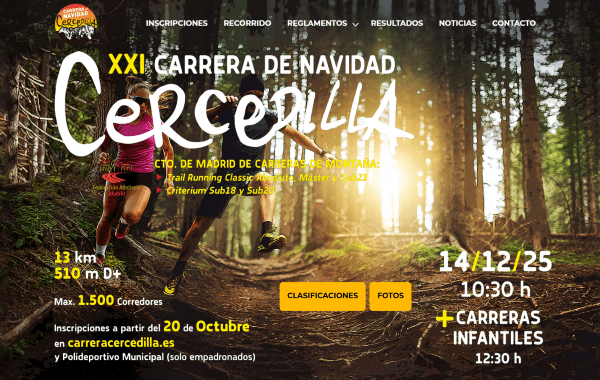 Carrera de Navidad de Cercedilla 2025