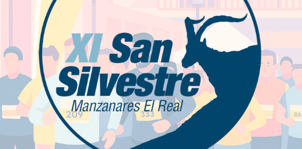 Imagen promocional de la XI edición de la carrera San Silvestre en Manzanares El Real