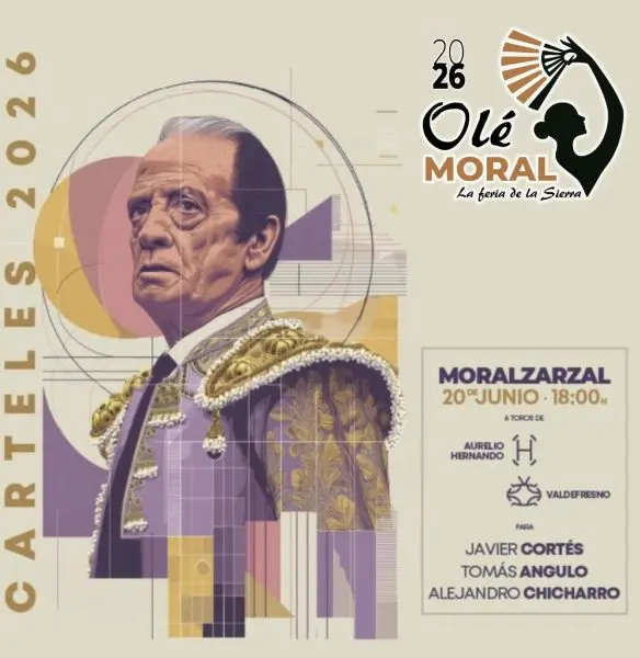 Cartel de la Copa Chenel 2026 en Moralzarzal, 20 de junio, Plaza de Toros Cubierta